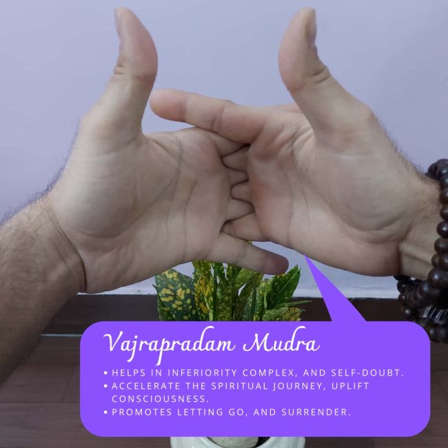 Vajrapradam mudra Vajrapradam mudra